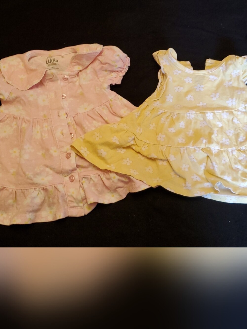 2-Pack Baby Girl Floral Dresses - Pink & Yellow